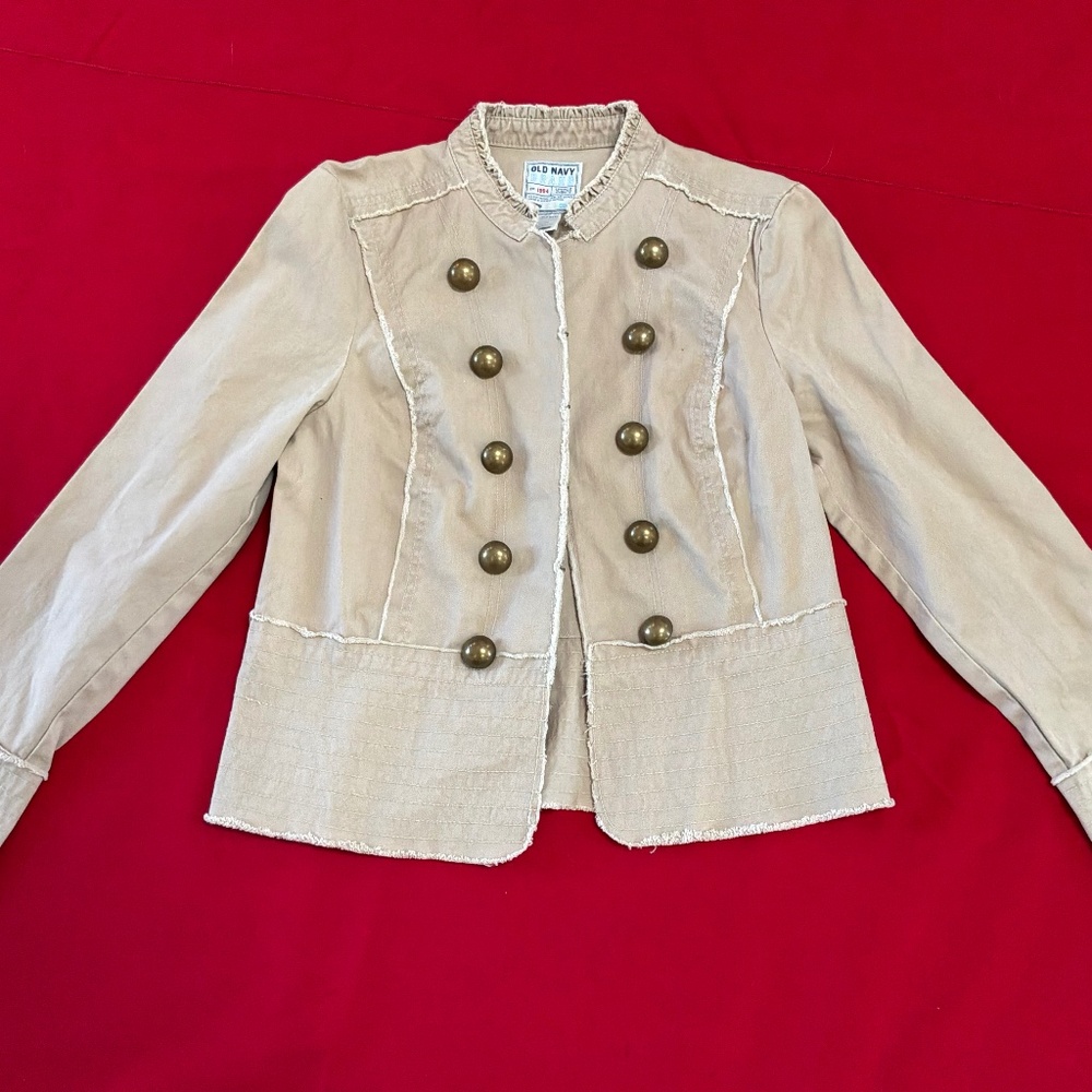 Old Navy cotton military style jacket